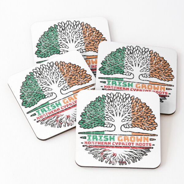 Item preview, Northern Cyprus Northern Cypriot Irish Ireland Tree Roots Flag designed and sold by FlagX.