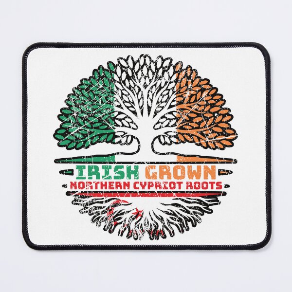 Item preview, Northern Cyprus Northern Cypriot Irish Ireland Tree Roots Flag designed and sold by FlagX.