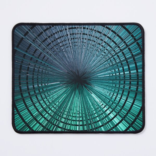 Item preview, Green Space Wave Time Warp designed and sold by AbstractLives.