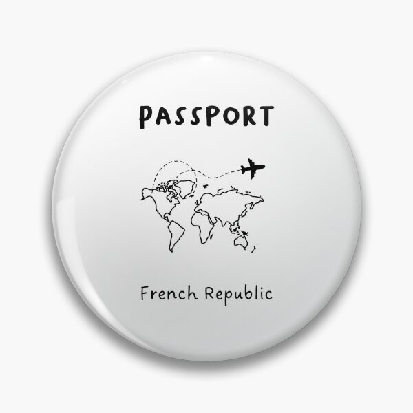 Item preview, French Republic | Passport Design | Travel or Global Exploration | Minimalist Design designed and sold by RM-Journey.