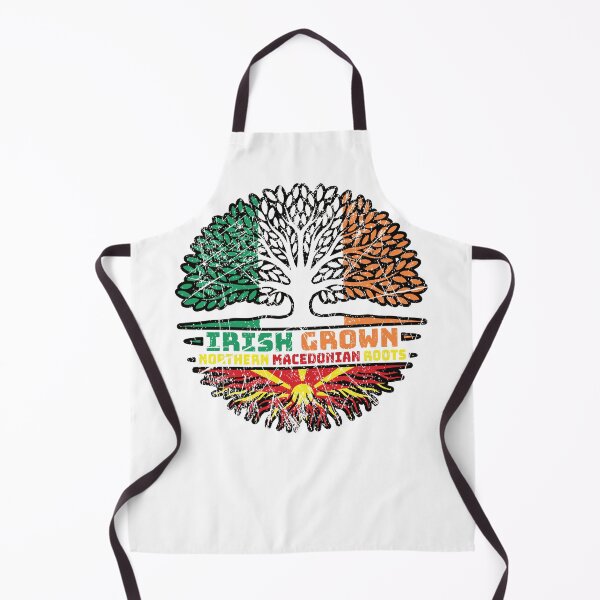 Item preview, Northern Macedonia Northern Macedonian Irish Ireland Tree Roots Flag designed and sold by FlagX.