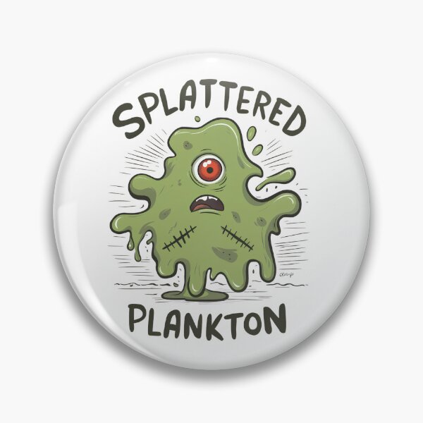 Item preview, The Amazing Splattered Plankton  designed and sold by RadiantRevArt ⭐⭐⭐⭐⭐.