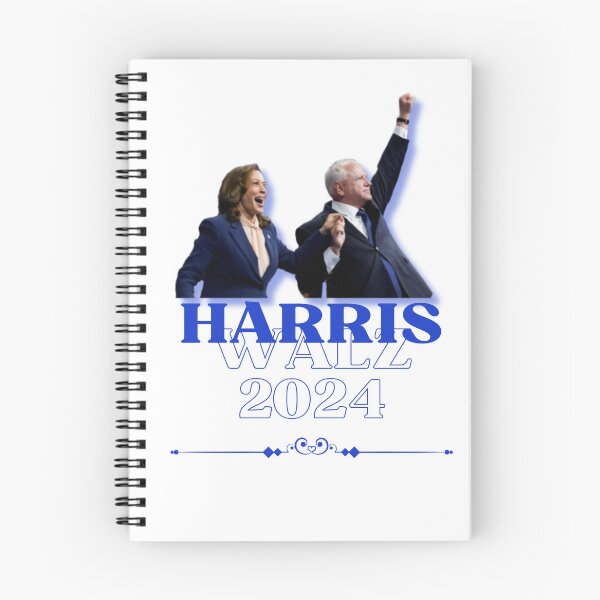 Aperçu de l'œuvre Kamala Harris Tim Walz 2024 Bleu créée et vendue par amyshira7.