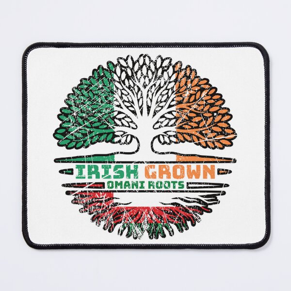 Item preview, Oman Omani Irish Ireland Tree Roots Flag designed and sold by FlagX.