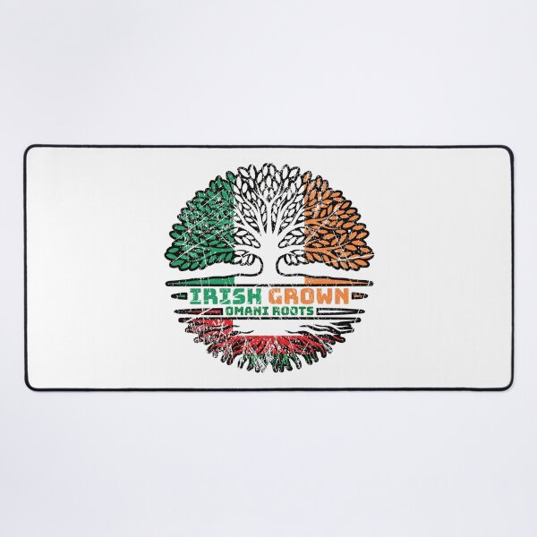 Item preview, Oman Omani Irish Ireland Tree Roots Flag designed and sold by FlagX.
