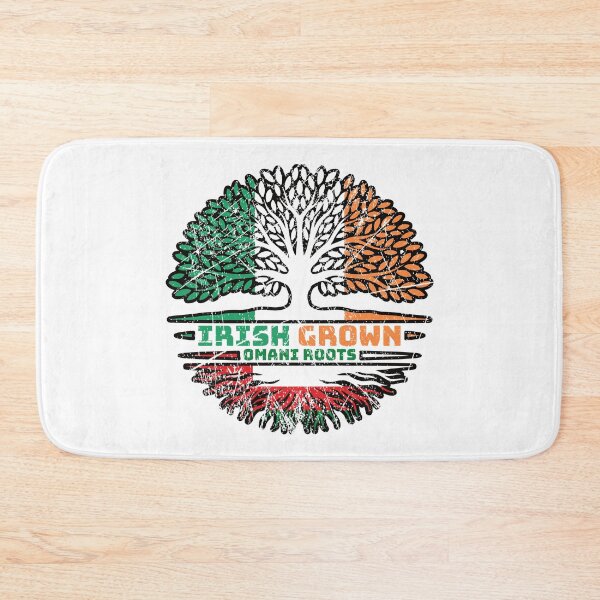 Item preview, Oman Omani Irish Ireland Tree Roots Flag designed and sold by FlagX.
