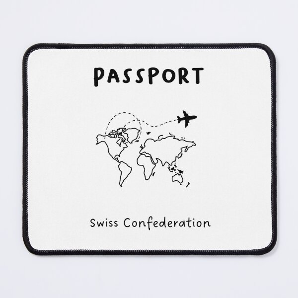 Item preview, Swiss Confederation | Passport Design | Travel or Global Exploration | Minimalist Design designed and sold by RM-Journey.