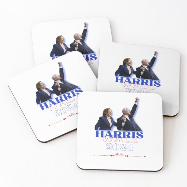 Artikelvorschau, Kamala Harris Tim Walz 2024 Blau und Rot entworfen und verkauft von amyshira7.