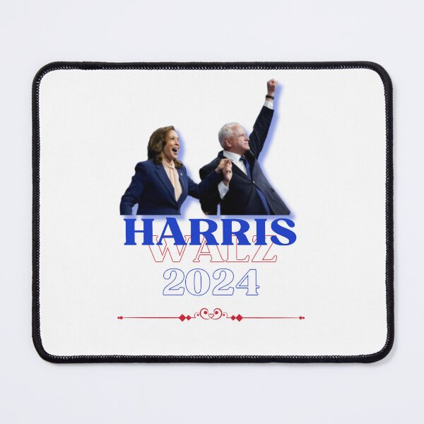 Item preview, Kamala Harris Tim Walz 2024 Blue and Red designed and sold by amyshira7.