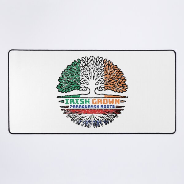 Item preview, Paraguay Paraguayan Irish Ireland Tree Roots Flag designed and sold by FlagX.
