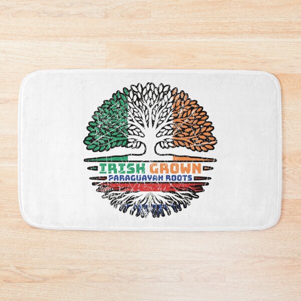 Item preview, Paraguay Paraguayan Irish Ireland Tree Roots Flag designed and sold by FlagX.