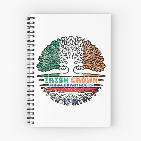Item preview, Paraguay Paraguayan Irish Ireland Tree Roots Flag designed and sold by FlagX.