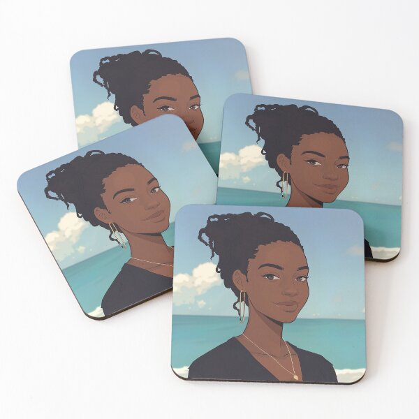 Item preview, Bahamian woman | Anime style designed and sold by ComicsFactory.