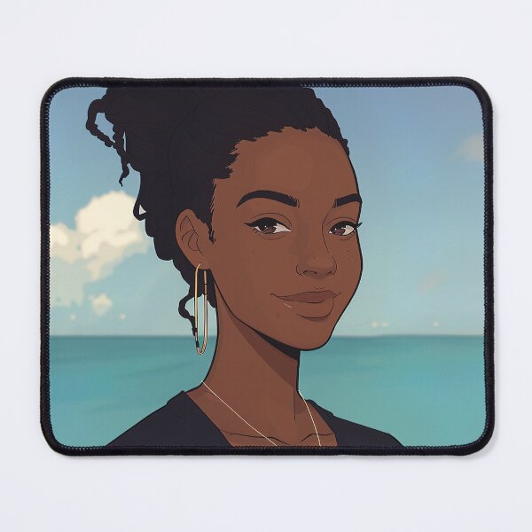 Item preview, Bahamian woman | Anime style designed and sold by ComicsFactory.
