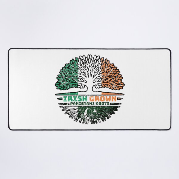 Item preview, Pakistan Pakistani Irish Ireland Tree Roots Flag designed and sold by FlagX.