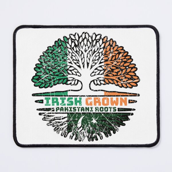 Item preview, Pakistan Pakistani Irish Ireland Tree Roots Flag designed and sold by FlagX.