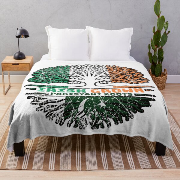 Item preview, Pakistan Pakistani Irish Ireland Tree Roots Flag designed and sold by FlagX.