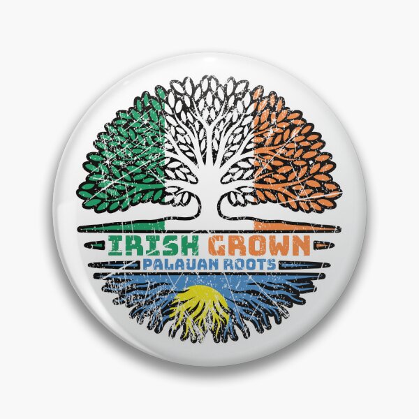 Item preview, Palau Palauan Irish Ireland Tree Roots Flag designed and sold by FlagX.