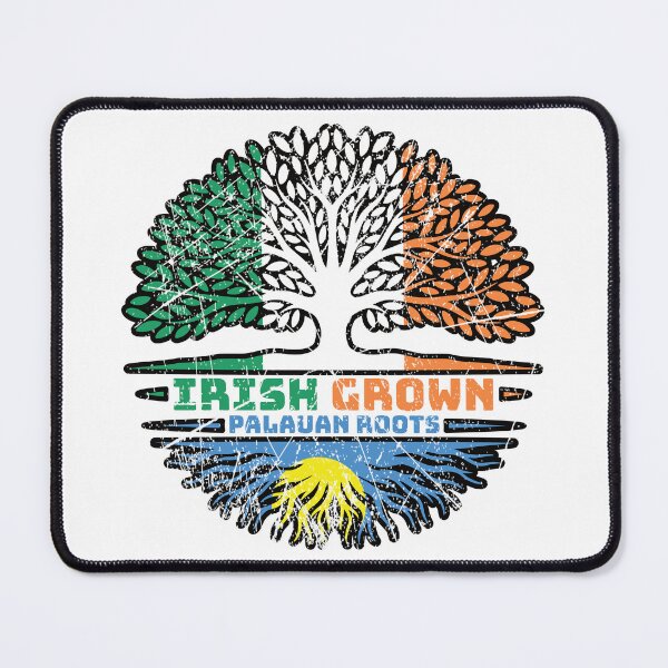 Item preview, Palau Palauan Irish Ireland Tree Roots Flag designed and sold by FlagX.