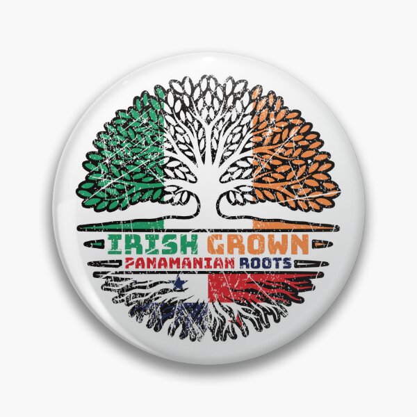 Item preview, Panama Panamanian Irish Ireland Tree Roots Flag designed and sold by FlagX.