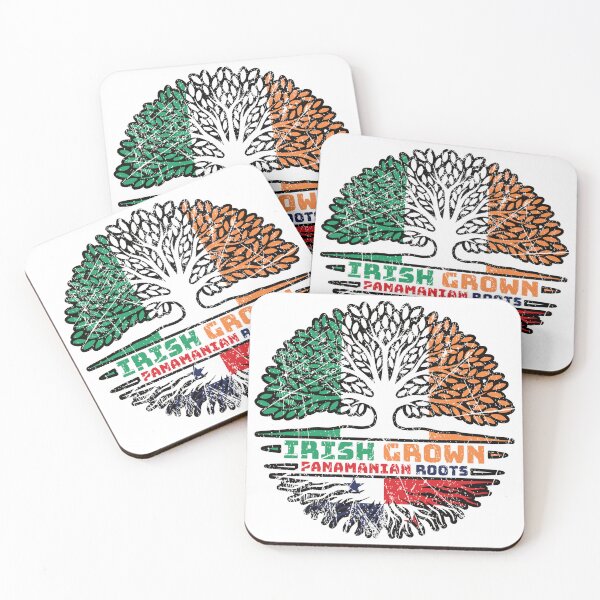 Item preview, Panama Panamanian Irish Ireland Tree Roots Flag designed and sold by FlagX.