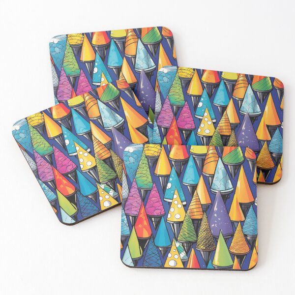 Item preview, lots of colorful cones designed and sold by OxiSkor.