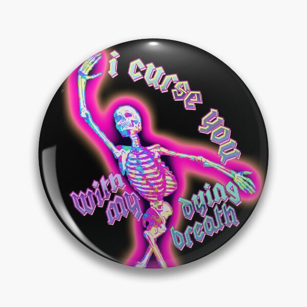Item preview, Neon Skeleton | I Curse You designed and sold by flightedbird.