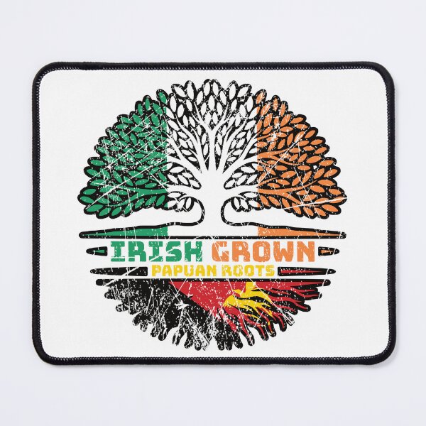 Item preview, Papua Papuan Irish Ireland Tree Roots Flag designed and sold by FlagX.