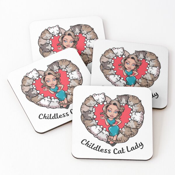 Item preview, Childless Cat Lady | Purrrr | Cat | Kitten designed and sold by RedCircleArt.