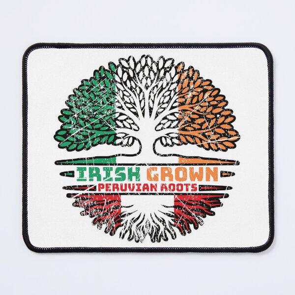 Item preview, Peru Peruvian Irish Ireland Tree Roots Flag designed and sold by FlagX.