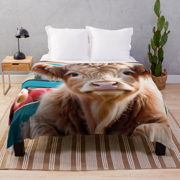 Item preview, Small Highland, cow on a loading area designed and sold by Gina-rin.