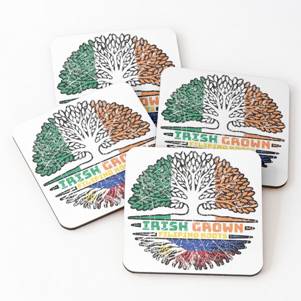 Item preview, Philippines Filipino Irish Ireland Tree Roots Flag designed and sold by FlagX.