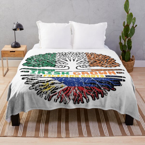 Item preview, Philippines Filipino Irish Ireland Tree Roots Flag designed and sold by FlagX.