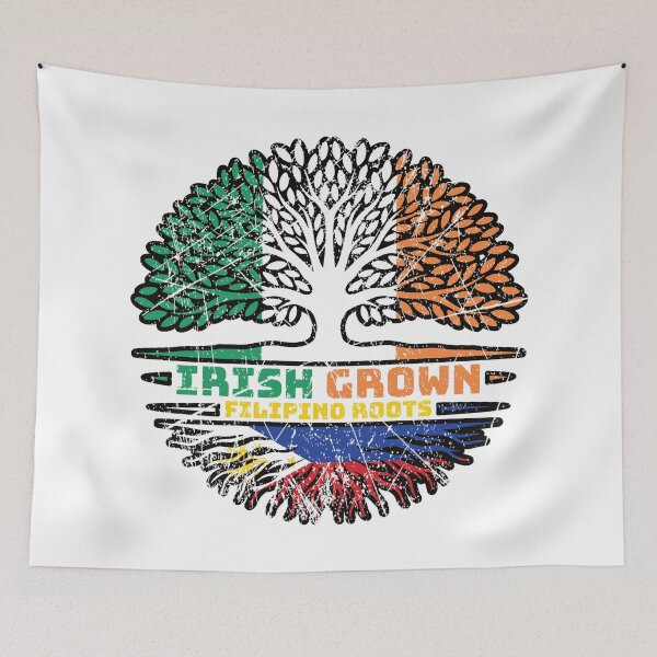 Item preview, Philippines Filipino Irish Ireland Tree Roots Flag designed and sold by FlagX.