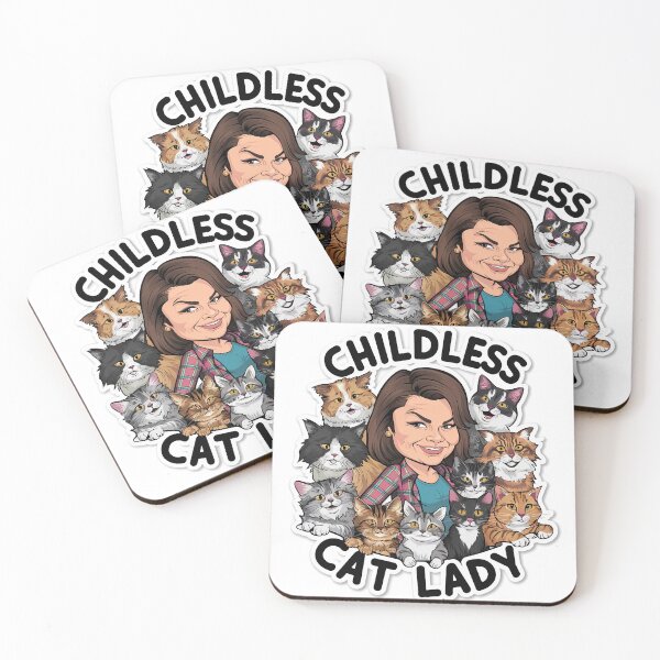 Item preview, Childless Cat Lady | Purrrr | Cat | Kitten designed and sold by RedCircleArt.