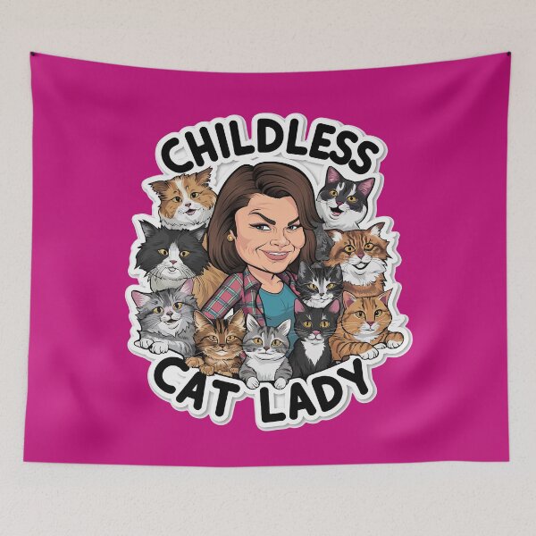 Item preview, Childless Cat Lady | Purrrr | Cat | Kitten designed and sold by RedCircleArt.
