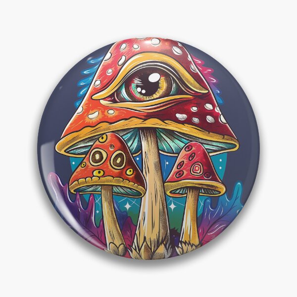 Item preview, Groovy Magic's Mushrooms designed and sold by dharanna.
