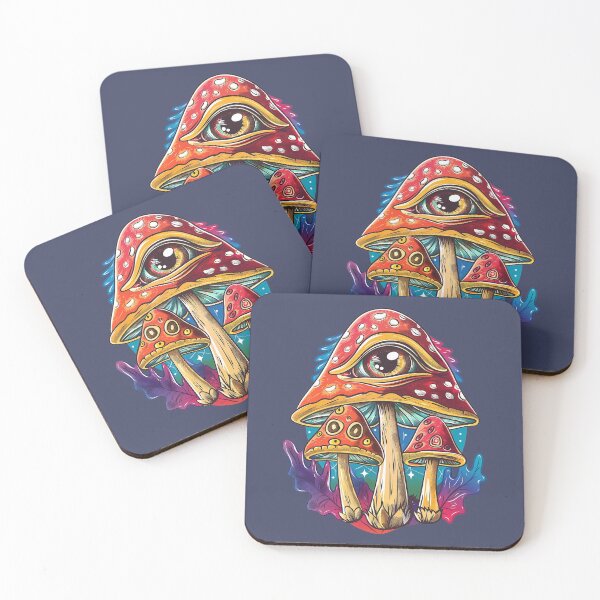 Item preview, Groovy Magic's Mushrooms designed and sold by dharanna.