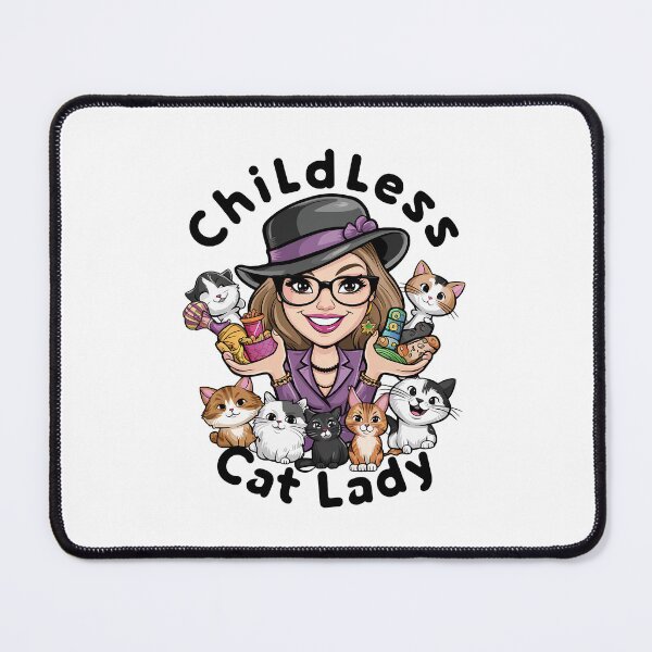 Item preview, Childless Cat Lady | Purrrr | Cat | Kitten designed and sold by RedCircleArt.