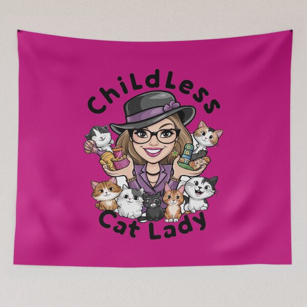 Item preview, Childless Cat Lady | Purrrr | Cat | Kitten designed and sold by RedCircleArt.