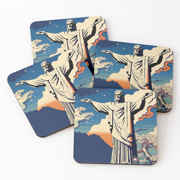 Item preview, Katsushika Hosukai Christ the Redeemer of Brazil designed and sold by Jese345.