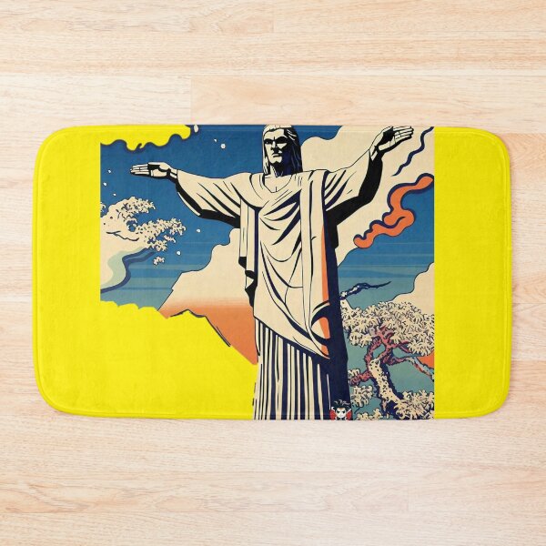Item preview, Katsushika Hosukai Christ the Redeemer of Brazil designed and sold by Jese345.