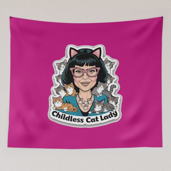 Item preview, Childless Cat Lady | Purrrr | Cat | Kitten designed and sold by RedCircleArt.