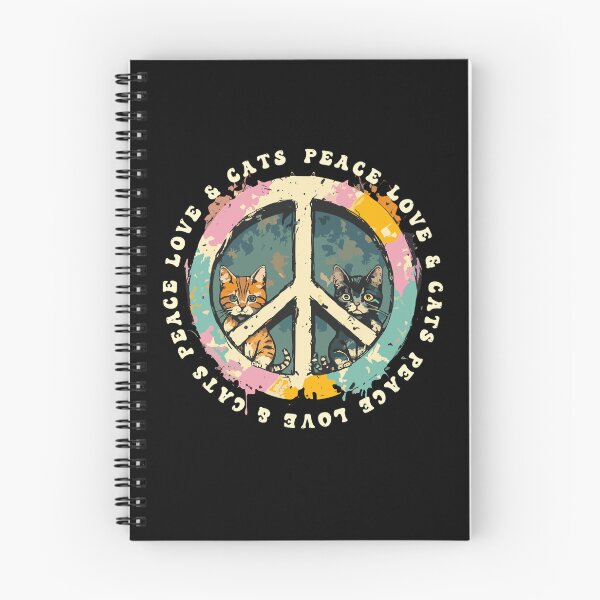 Item preview, Peace Love Cats T Shirt designed and sold by PetSafari.