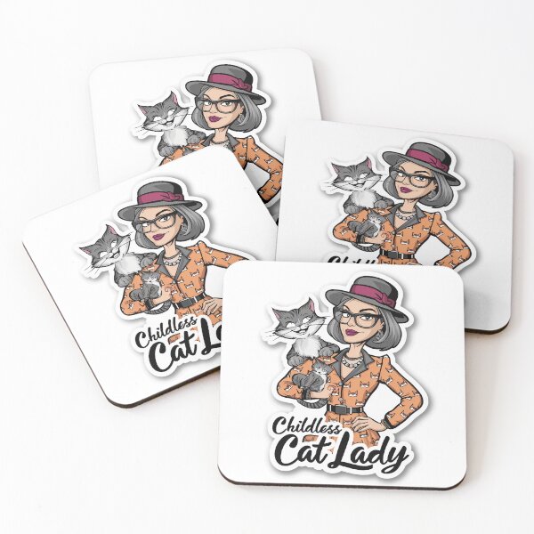 Item preview, Childless Cat Lady | Purrrr | Cat | Kitten designed and sold by RedCircleArt.