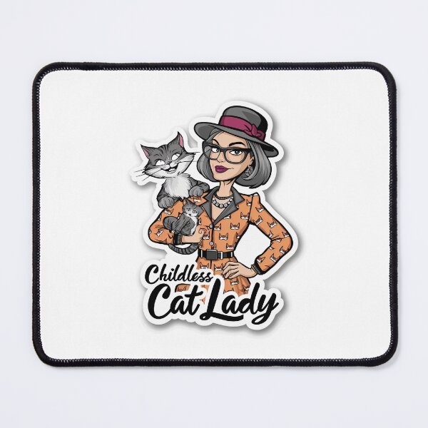 Item preview, Childless Cat Lady | Purrrr | Cat | Kitten designed and sold by RedCircleArt.