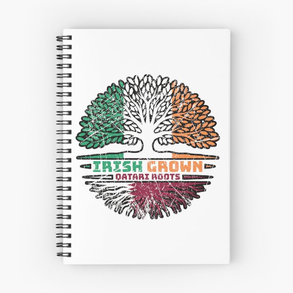 Item preview, Qatari Qatar Irish Ireland Tree Roots Flag designed and sold by FlagX.