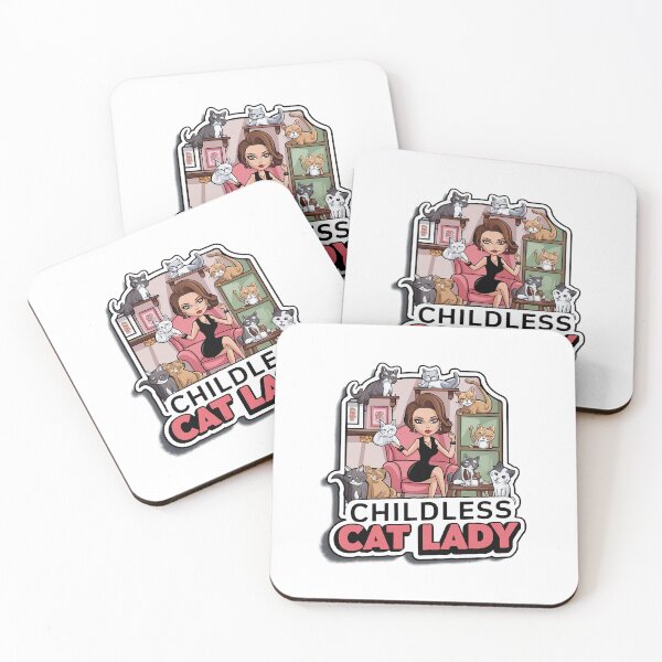 Item preview, Childless Cat Lady | Purrrr | Cat | Kitten designed and sold by RedCircleArt.