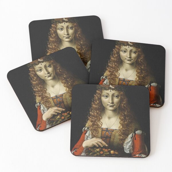 Item preview, Red hair lady eating from a bowl. designed and sold by jamiestarr.