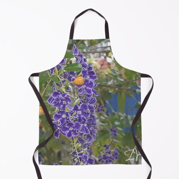 Item preview, Purple Flowers Amongst Golden Gems designed and sold by Rhia-Black.